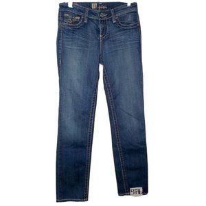 Kut from the Kloth Thick Stitched Blue Denim Jeans Womens Size 4 (29 x 30)